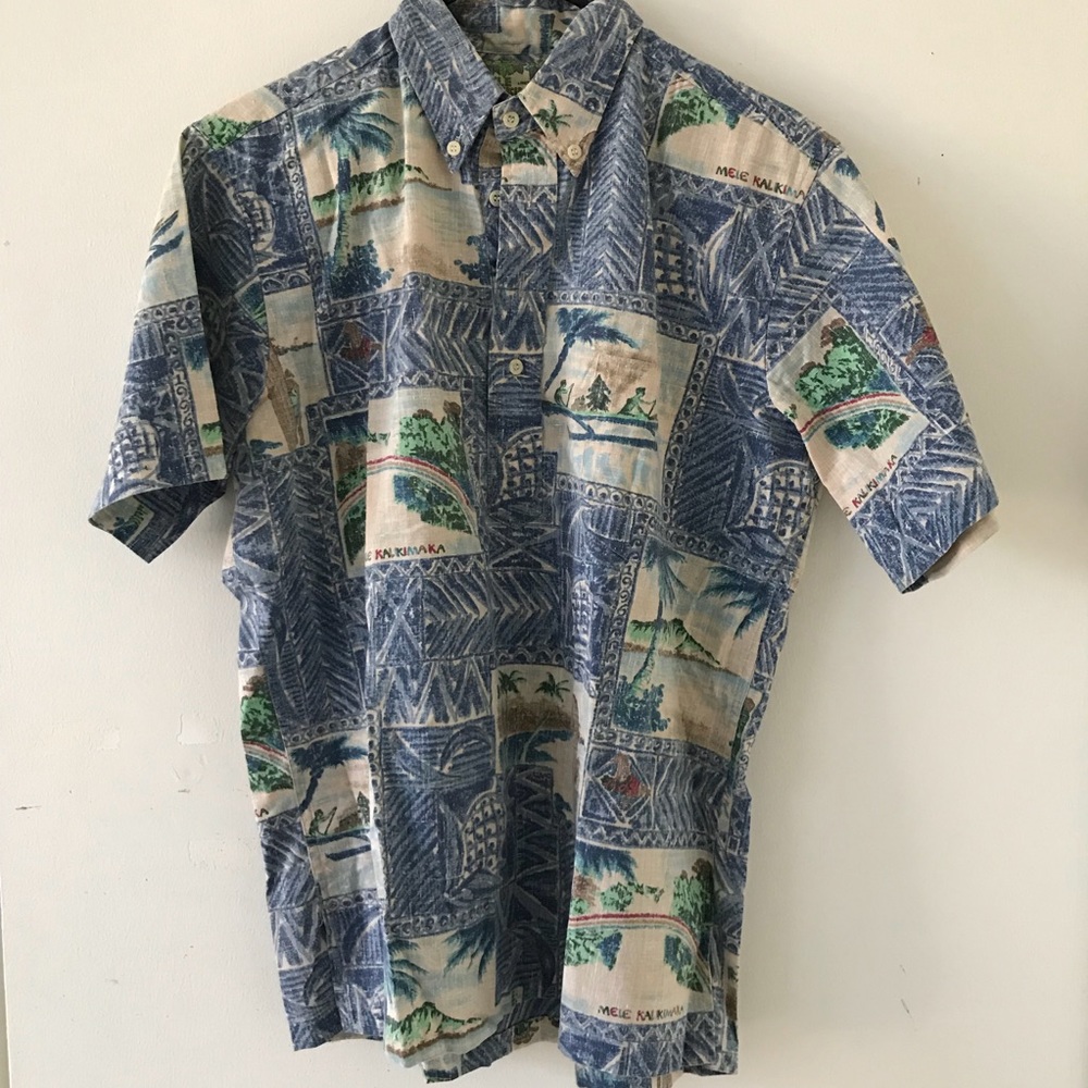 🎄$32 LIMITED EDITION 1996 - REYN SPOONER - SIZE M - Picture 1 of 8